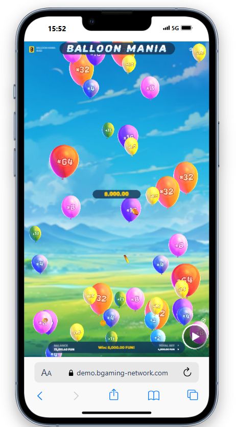 Visual theme Balloon Mania